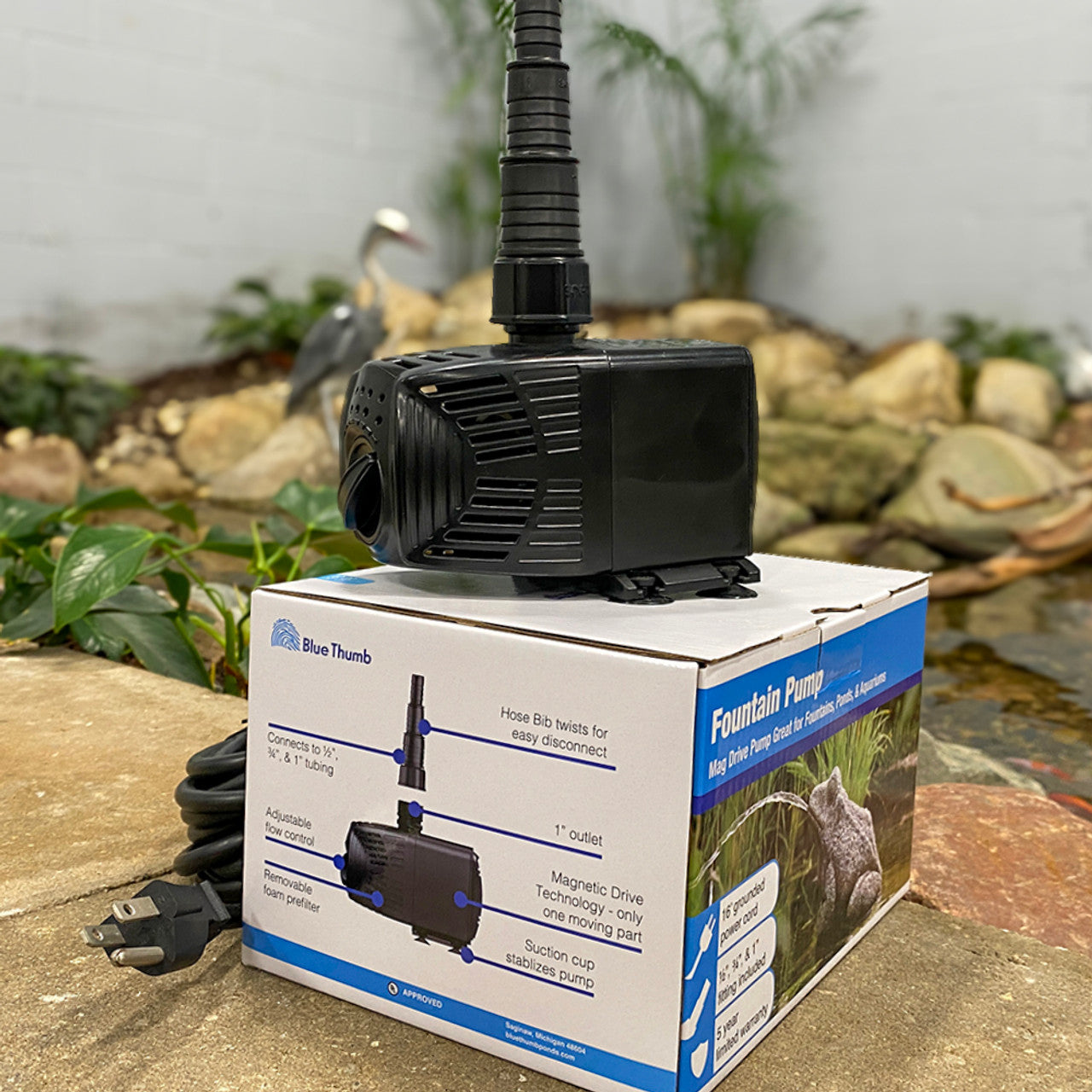 Klamath™ Basin Stone Outdoor Fountain