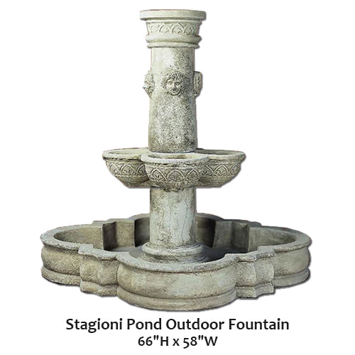 Stagioni Pond Outdoor Fountain