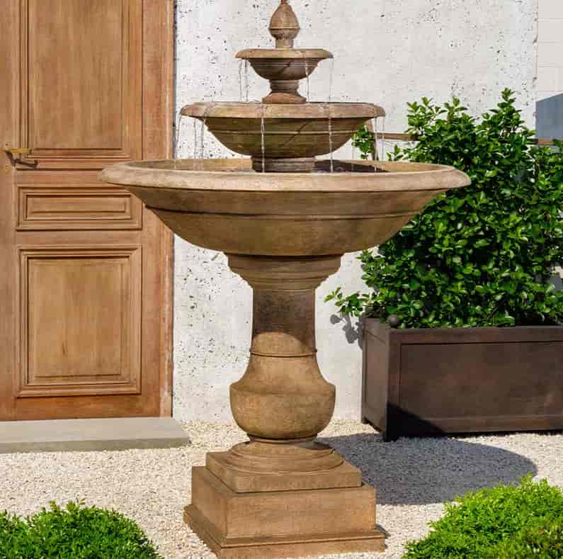 Outdoor Tiered Fountains