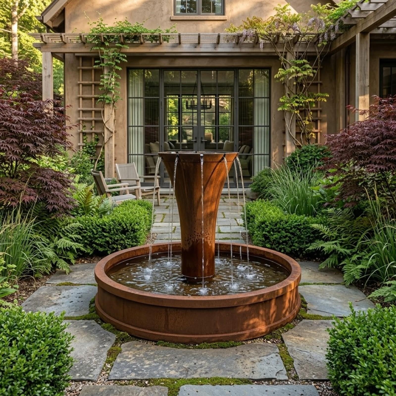 Trome Round Pond Fountain