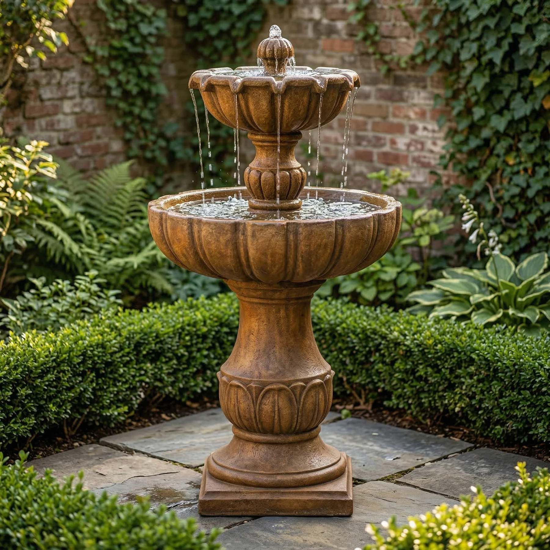 Urbino Tall Two Tier Fountain