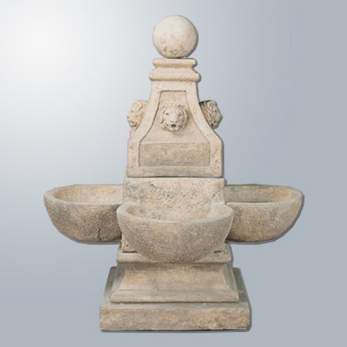 Venetian Lion Outdoor Water Fountain