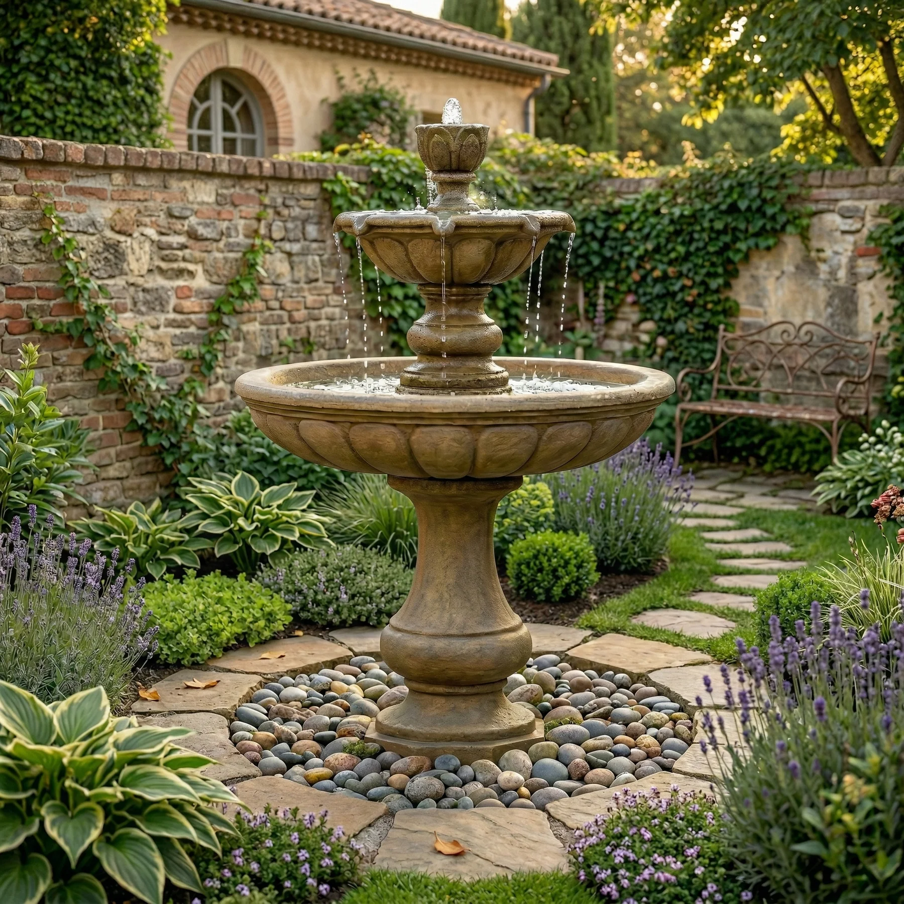 Vicentina Two Tier Fountain