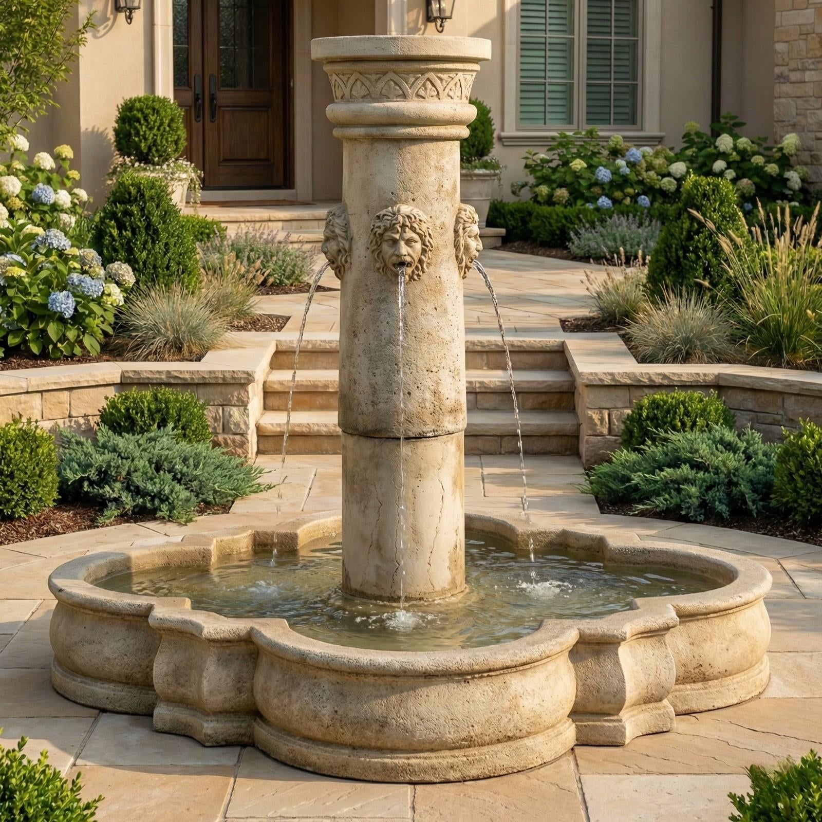 Villa Ada Outdoor Water Fountain