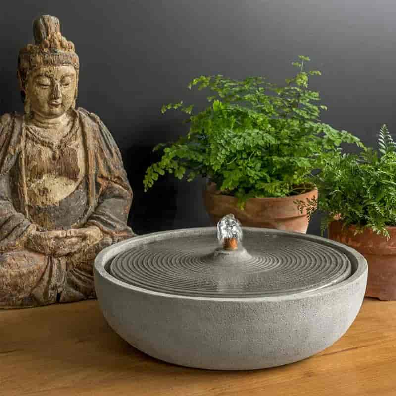 Outdoor Tabletop Ripple Fountains