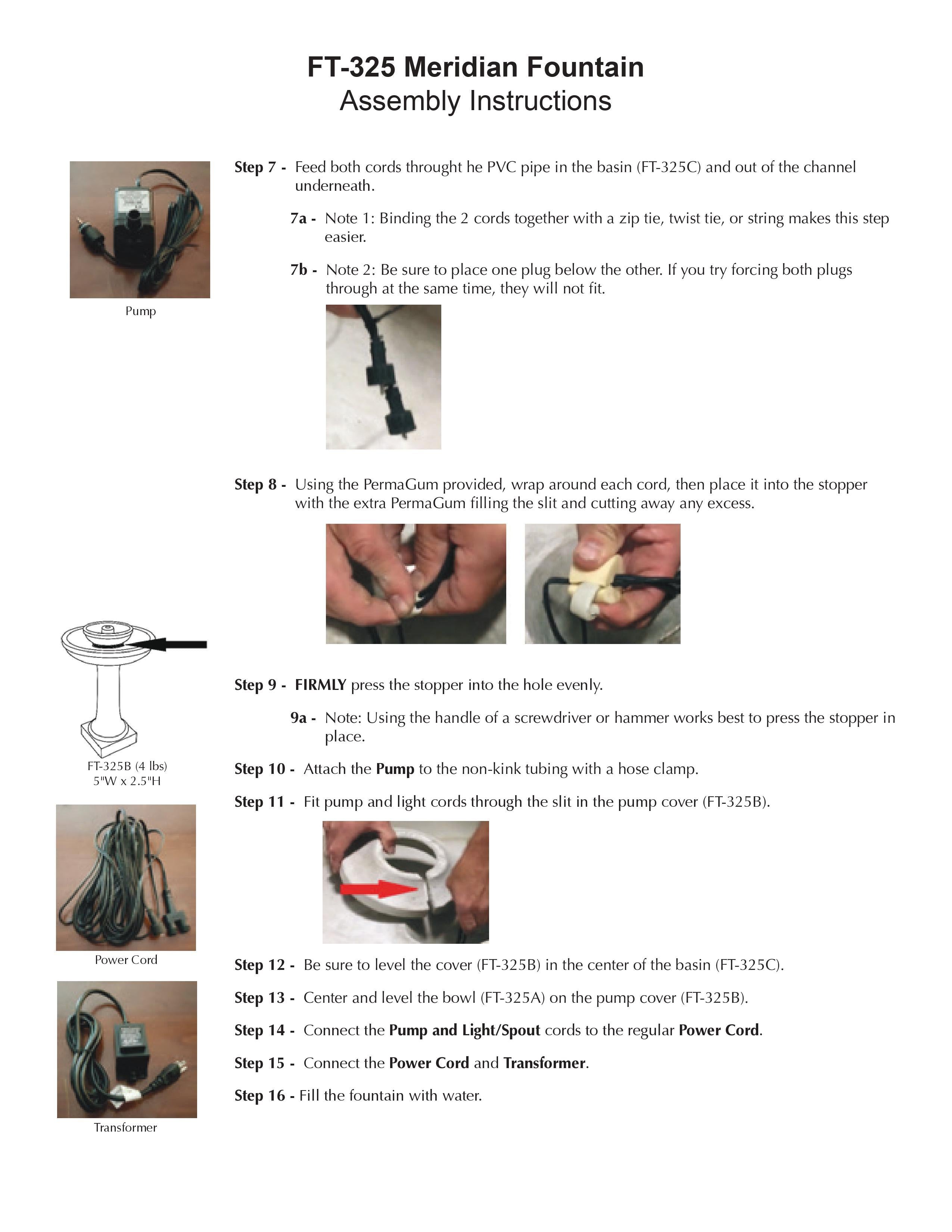 Meridian Pedestal Fountain