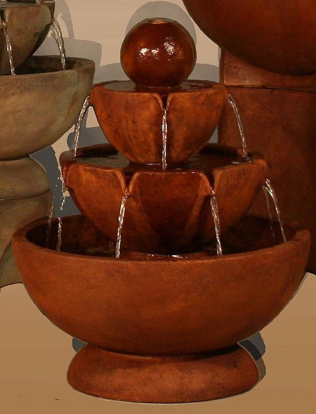 Low Stone Vessels Fountain