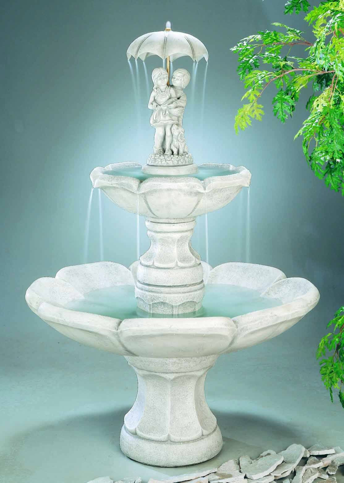 April Showers Tiered Garden Fountain