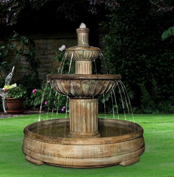 Fluted Fountain in Grando Pool