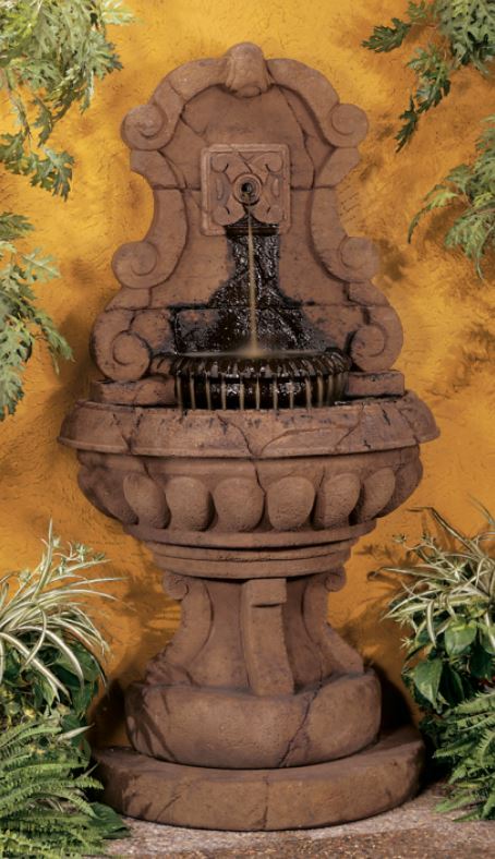 Europa Murabella Scroll Wall Outdoor Fountain