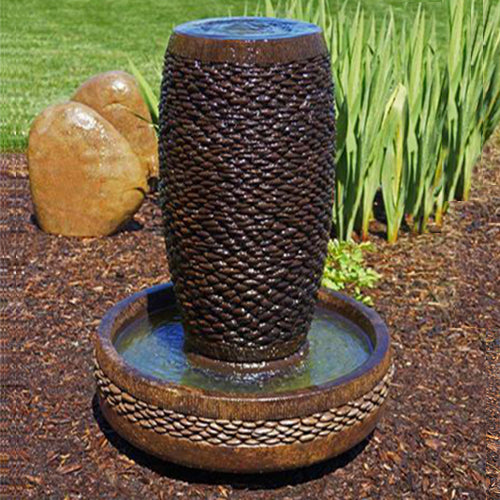 Slender Shimmering Stones Fountain