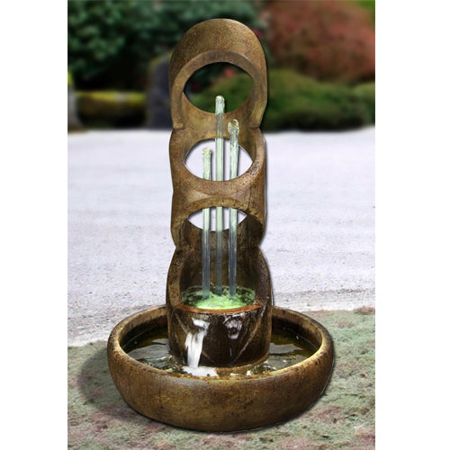 Balancing Rings Outdoor Water Fountain