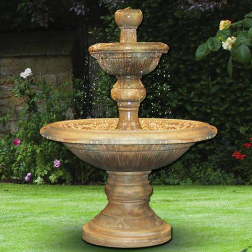 Traviata Two-Tier Fountain - Outdoor Fountain Pros