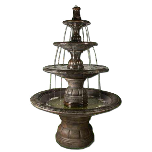 Grande Contemporary Four Tier Fountain