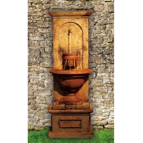 Vivanda Flat Wall Garden Fountain - Outdoor Fountain Pros