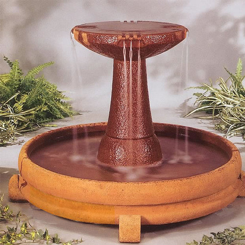 Overflowing Spill Dish Fountain - Outdoor Fountain Pros