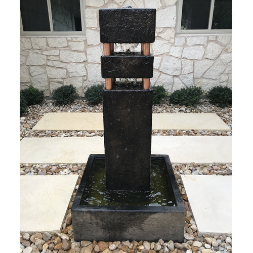 Monolith Fountain - Outdoor Fountain Pros