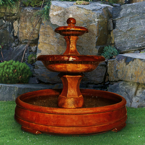 Barrington Outdoor Fountain in Grando Pool