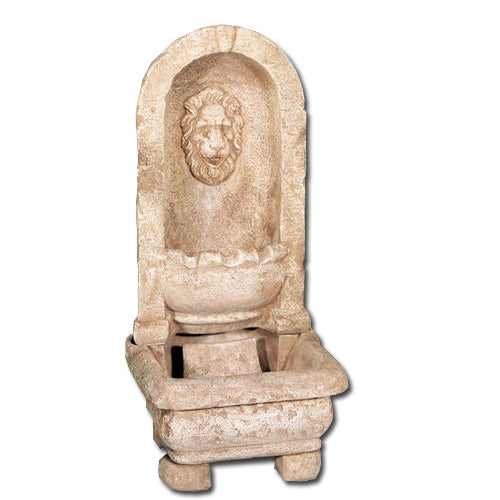 Lion Alcove Fountain - Outdoor Fountain Pros