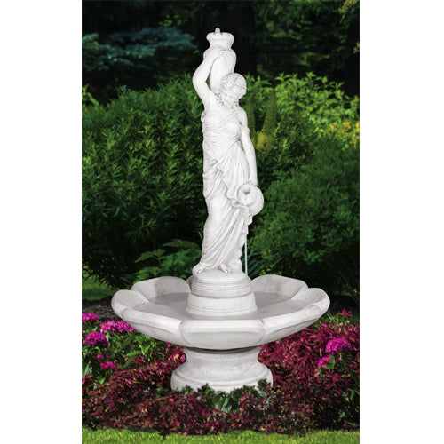 Rebecca At Well Fountain in Petal Bowl