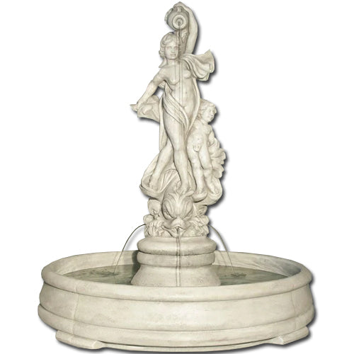 Venus Fountain in Grando Pool - Outdoor Fountain Pros