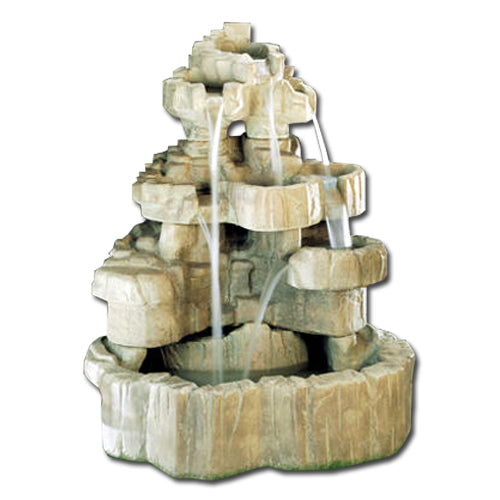 Large Rockfall Fountain - Outdoor Fountain Pros