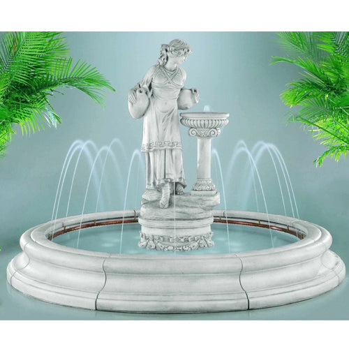 Angella Outdoor Fountain in Toscana Pool