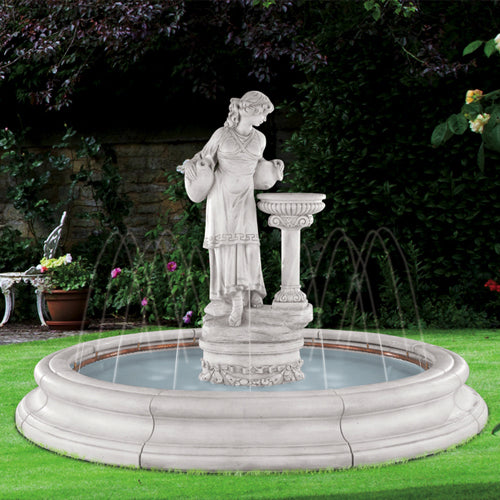 Angella Outdoor Fountain in Toscana Pool