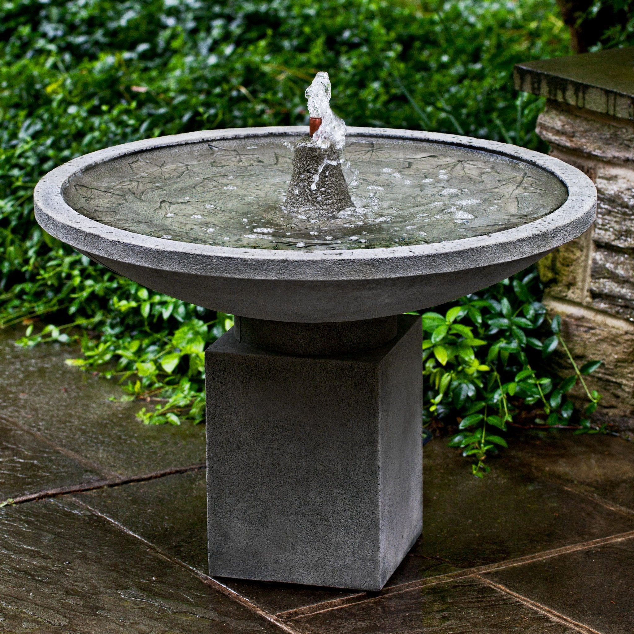 Autumn Leaves Garden Water Fountain