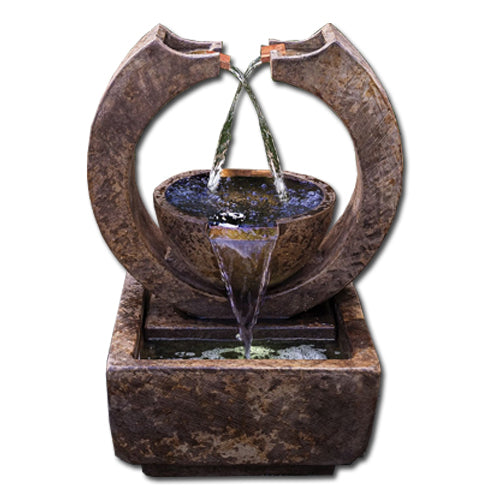 Crescent Two-Spill Fountain