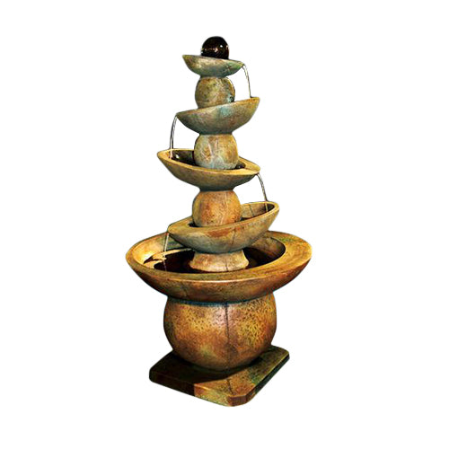 Equilibria Cast Stone Outdoor Fountain