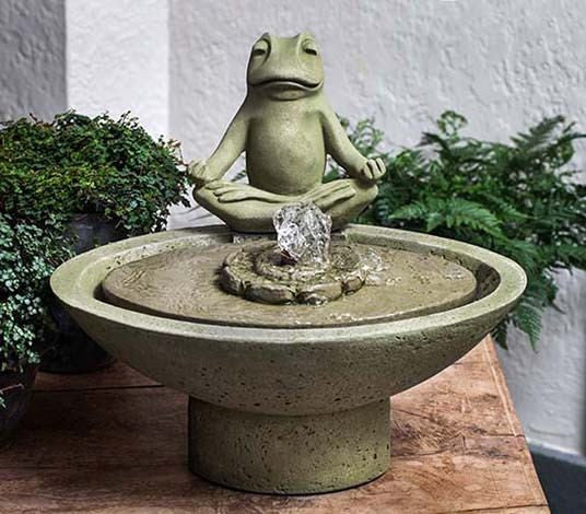 Garden Terrace Meditation Water Fountain