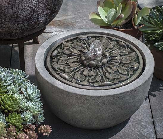 M-Series Medallion Garden Water Fountain