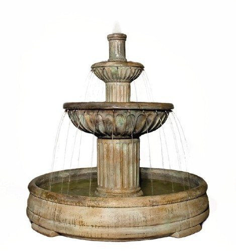 Fluted Fountain in Grando Pool
