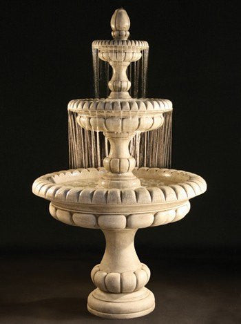 Pioggia Tiered Outdoor Fountain - Large