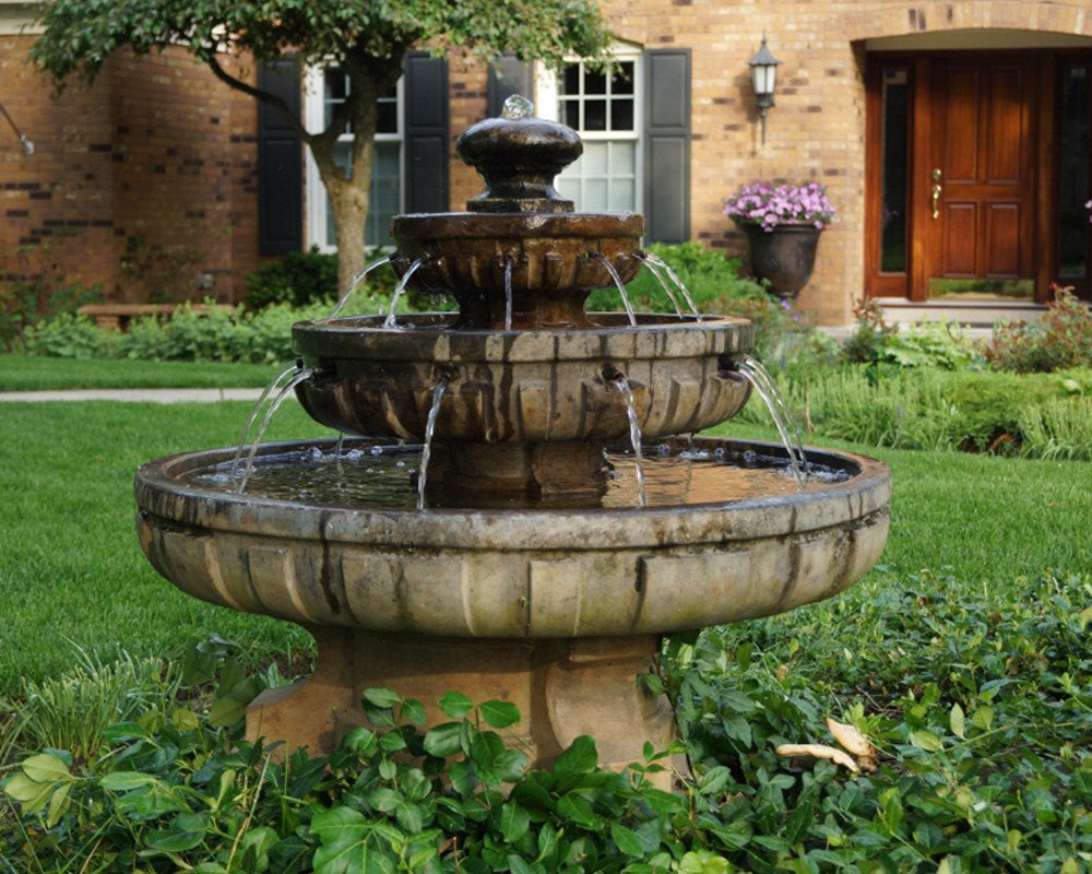 Large Regal Tier Outdoor Fountain