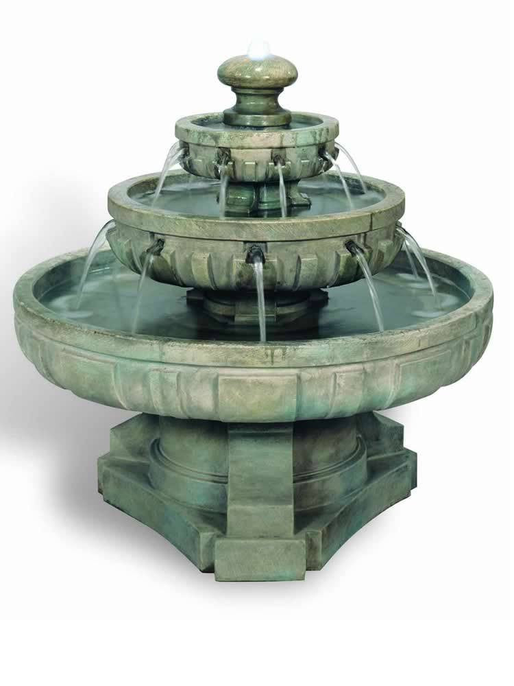 Large Regal Tier Outdoor Fountain