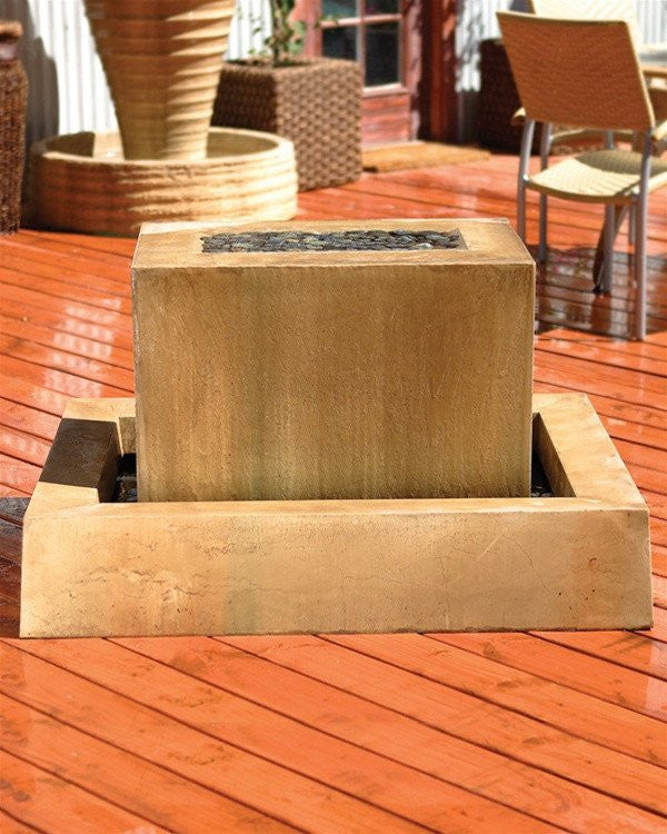 Linear Garden Water Fountain - Outdoor Fountain Pros