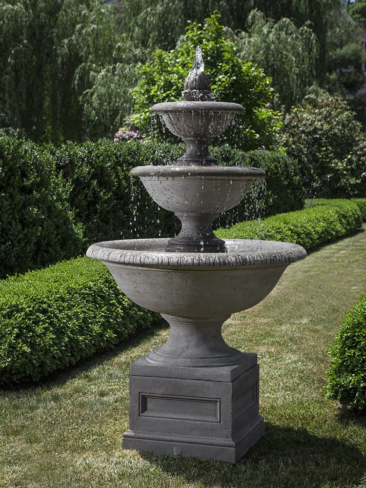 Monteros Tiered Outdoor Water Fountain