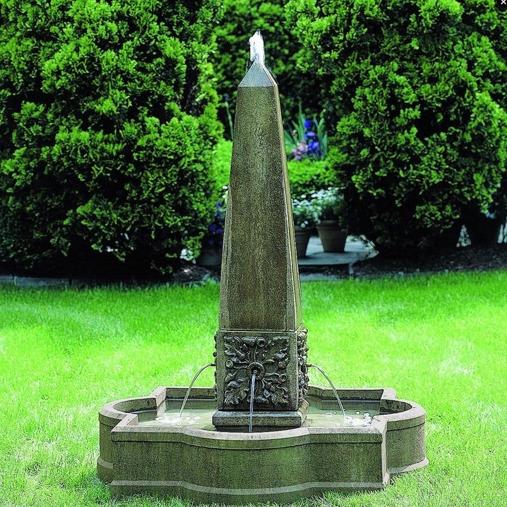 Palazzo Obelisk Outdoor Water Fountain