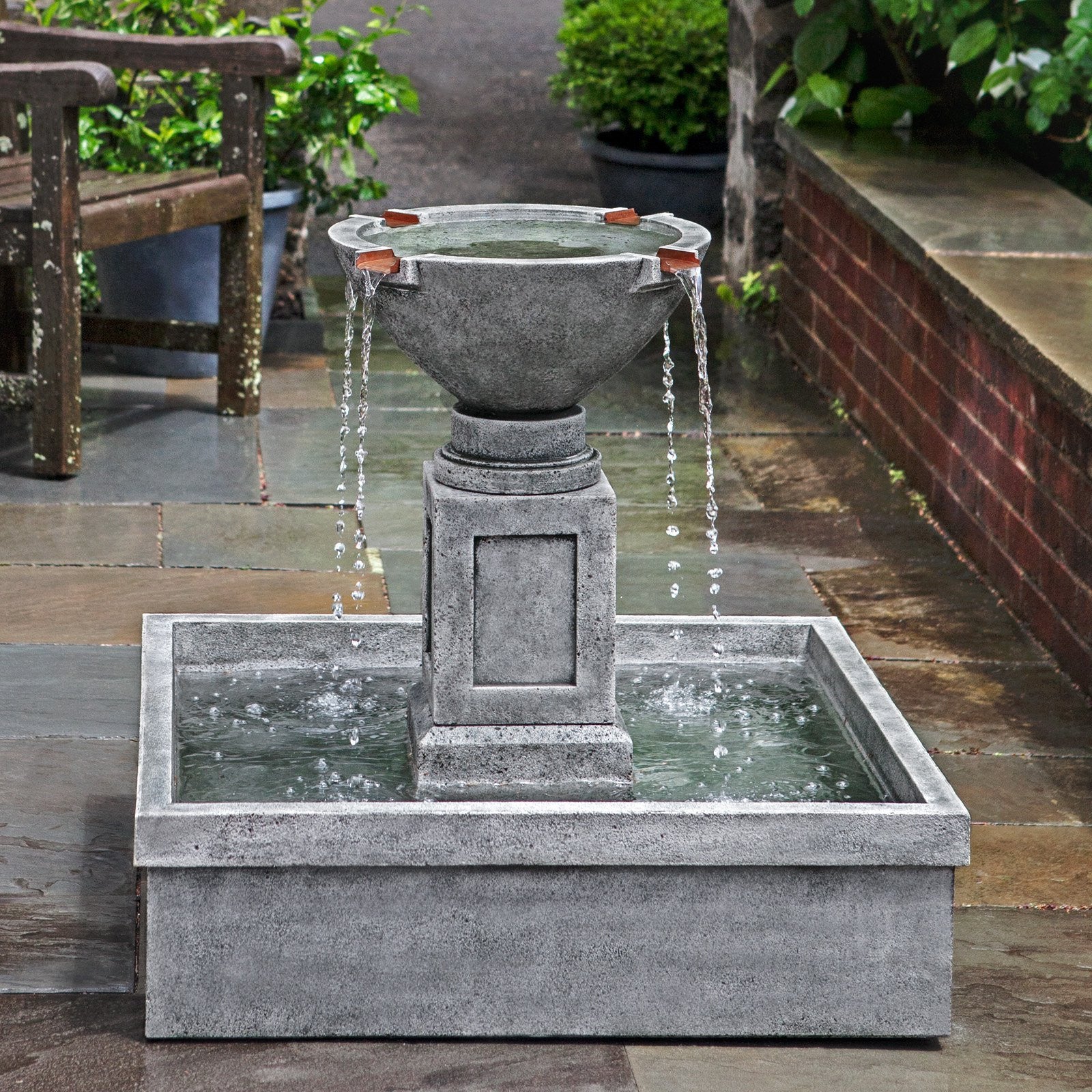 Rittenhouse Garden Water Fountain