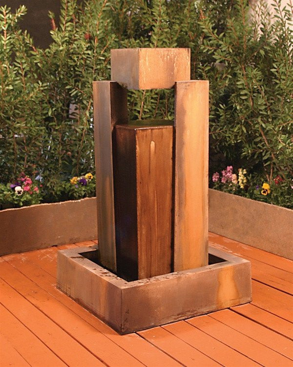 Rocket Garden Water Fountain - Outdoor Fountain Pros