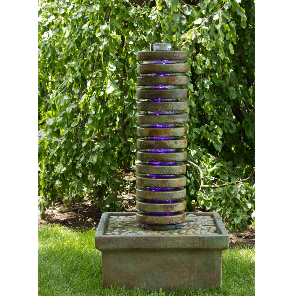 Round Luminaire Fountain