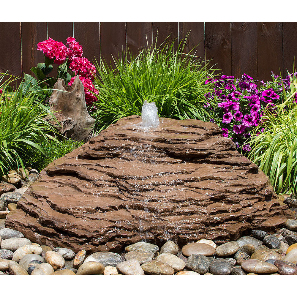 Slate River Falls Stone Fountain