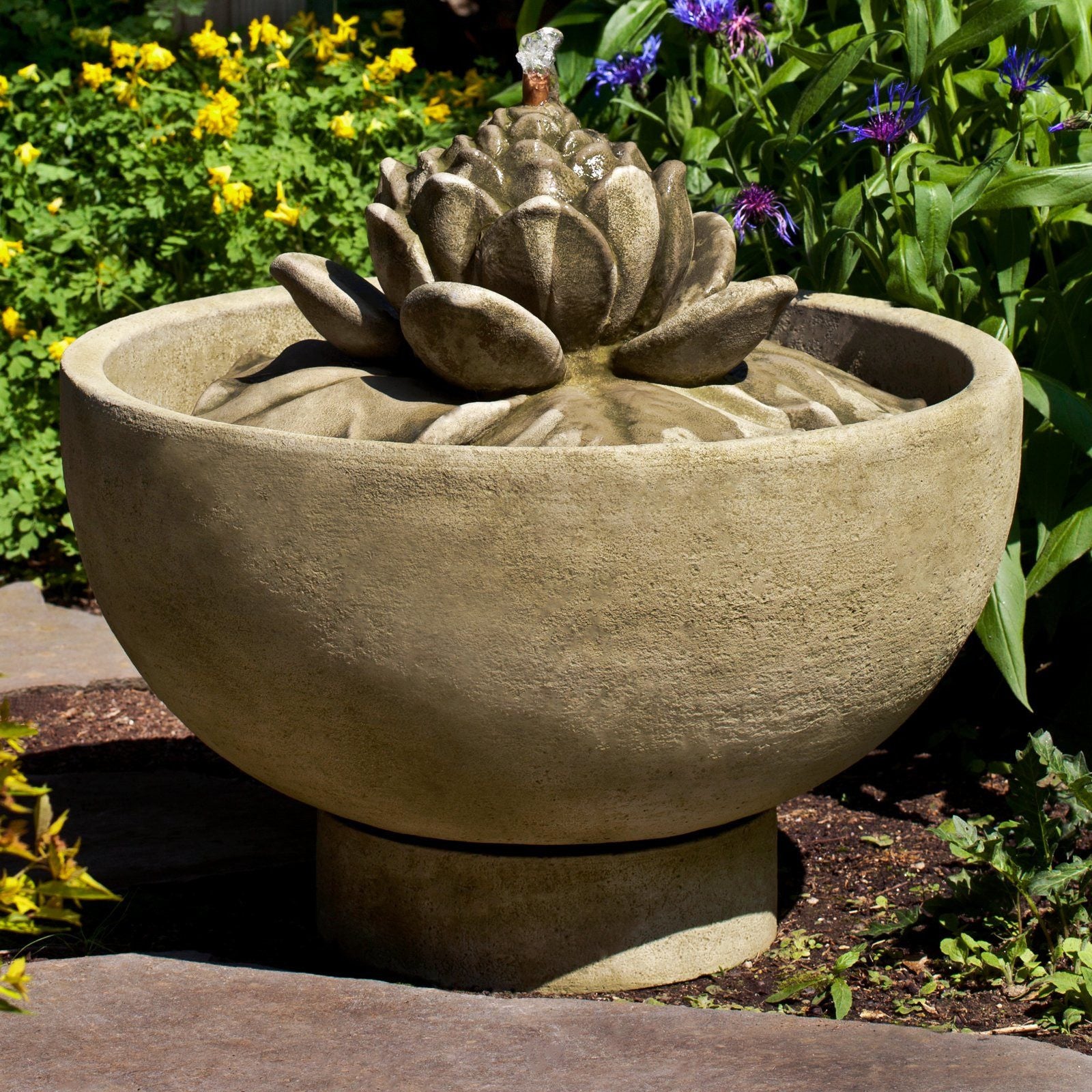 Smithsonian Lotus Water Fountain