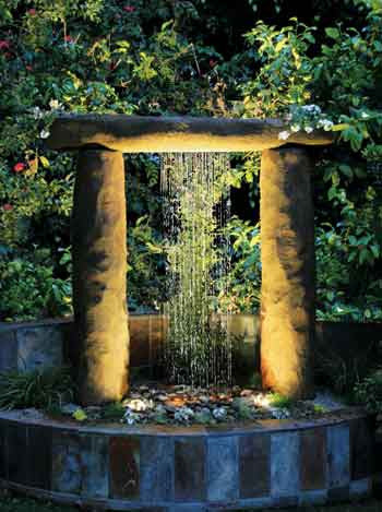 Stonehenge Outdoor Fountain with RK2