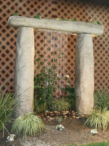 Stonehenge Outdoor Fountain with RK2