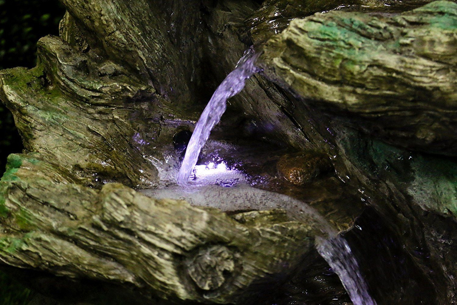 Tiering Rainforest Fountain With LED Lights