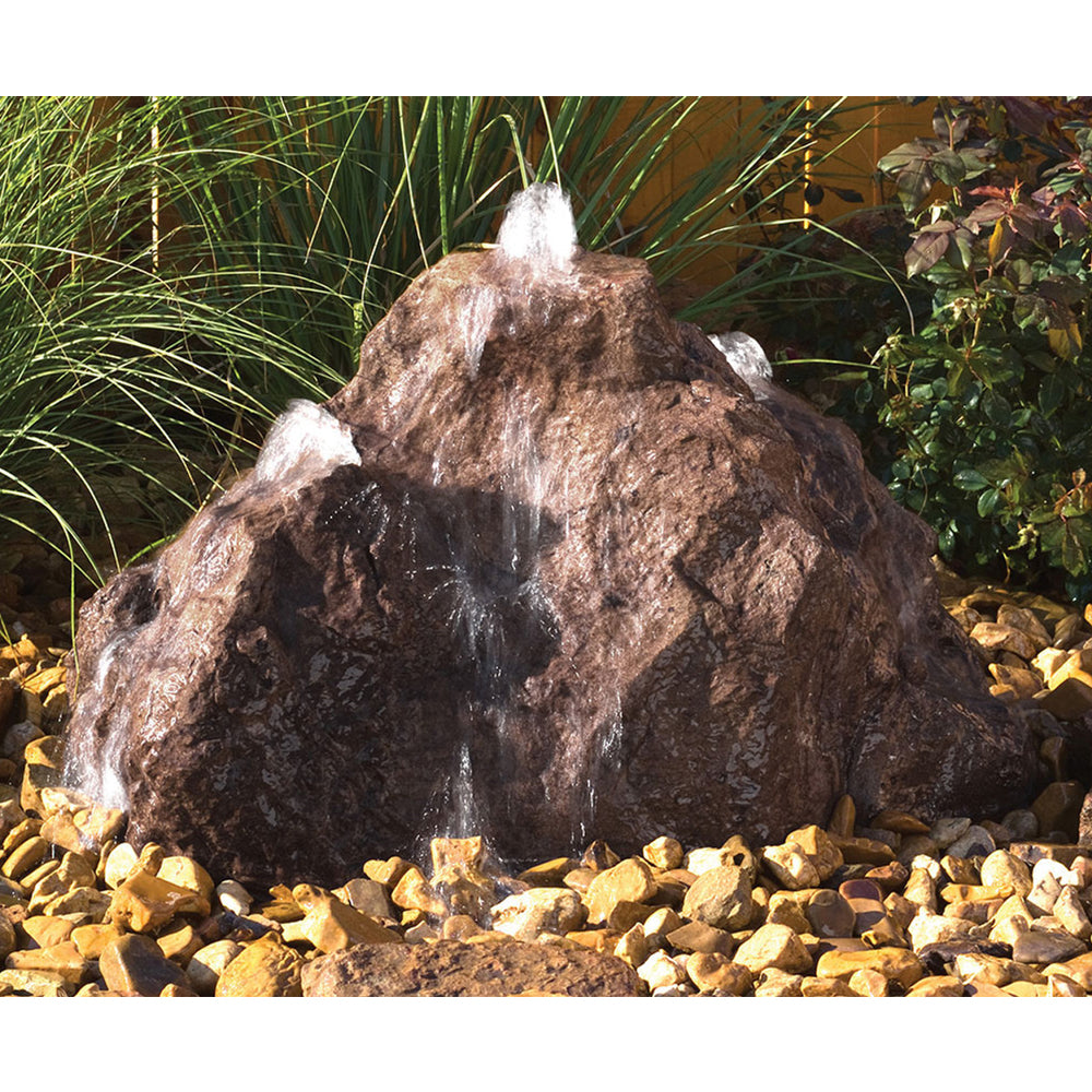 Triple Cascade Stone Outdoor Fountain