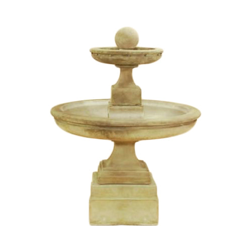 Hampton Short Two Tier Fountain - Outdoor Fountain Pros